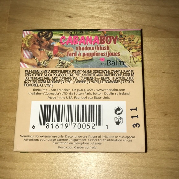 TheBalm shadow/blush “Cabana Boy” - Picture 3 of 3